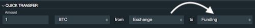 bitfinex funding wallet